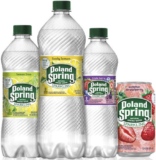 FREE Arrowhead, Deer Park, Ice Mountain, Ozarka, Poland Spring or Zephyrhills Sparkling Spring Water 8-Pack